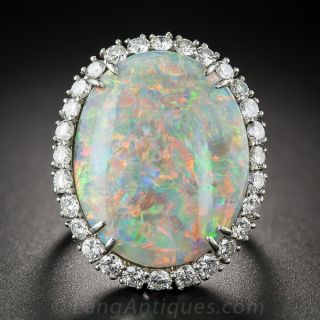 14.15 Carat Opal and Diamond Ring by Winston - 2