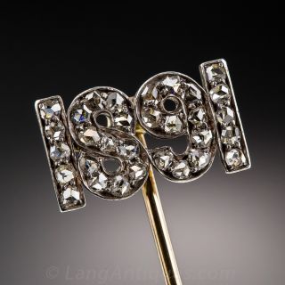 ‘1891’ Diamond Stickpin   - 2