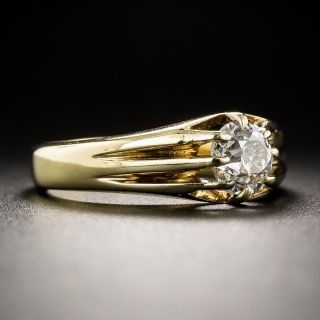 18K .75 Carat Vintage Diamond Solitaire Engagement Ring