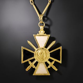 Croix de Guerre Pendant Necklace - 2