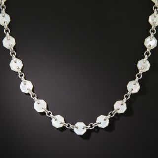 Laura Munder Mother of Pearl Link Necklace - 2