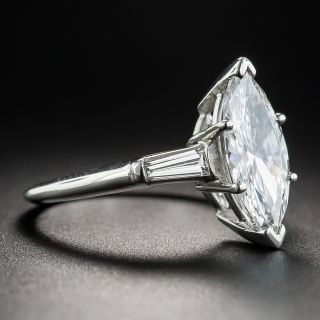 2.07  Marquise Diamond Engagement Ring - GIA D VS2