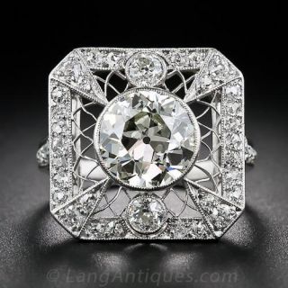 2.20 Carat Edwardian Diamond Ring - 1