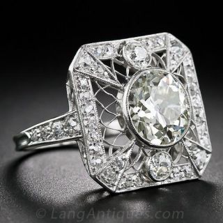 2.20 Carat Edwardian Diamond Ring