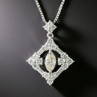 20th Century Marquise Diamond Drop - 2