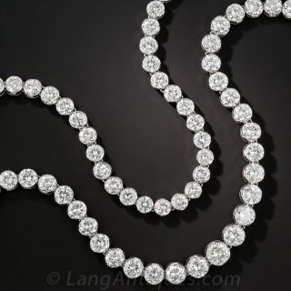 27 Carat Diamond Riviere Necklace/Bracelets Combo - 1