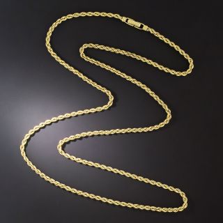 30-Inch 3.1mm Rope Chain Necklace - 2