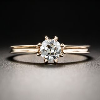 .44 Carat Old European Cut Diamond Ring  - GIA E SI1 - by Lang - 1