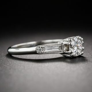 .52 Carat Vintage Platinum and Diamond Engagement Ring