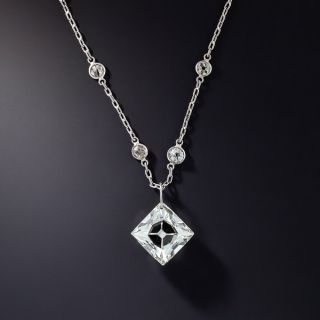 6.51 Carat French-Cut Diamond Pendant - 5