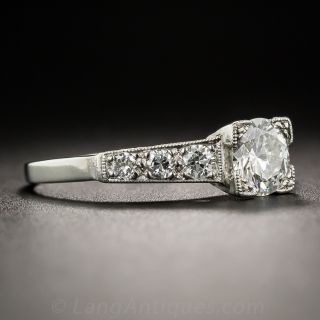 .60 Carat Diamond and Platinum Vintage Engagement Ring