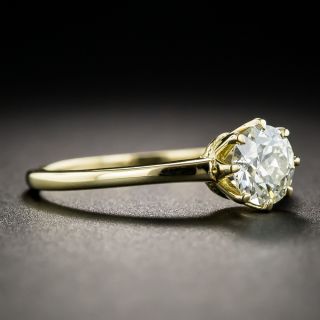 .74 Carat European-Cut Diamond Vintage Style Solitaire Engagement Ring by Lang - GIA K VVS2