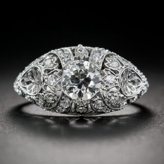 .75 Carat Diamond and Platinum Edwardian Engagement Ring - 1