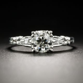 .78 Carat Diamond Platinum Vintage Engagement Ring - GIA L SI1