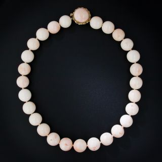 Angel Skin Coral Bead Necklace - 6