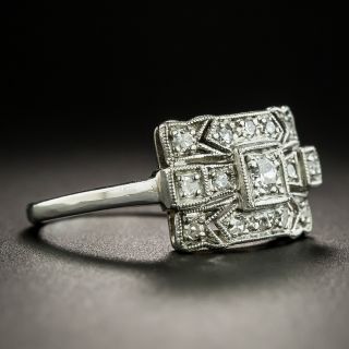 Art Deco Geometric Diamond Ring