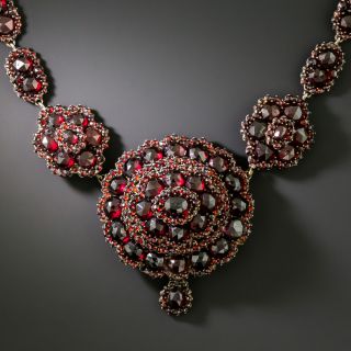 Antique Bohemian Garnet Necklace - 2