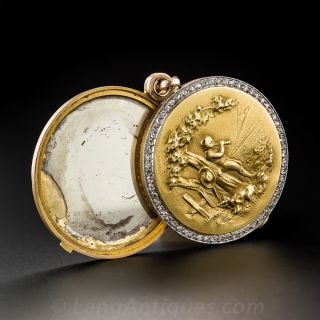 Antique Diamond and Gold Locket