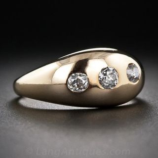 Antique Diamond Three-Stone Ring