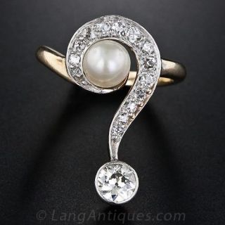 Antique Question Mark Ring?