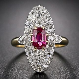 Antique Ruby & Diamond Ring - 2