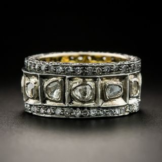 Antique Style Rose-Cut Diamond Ring, Size 5 - 2