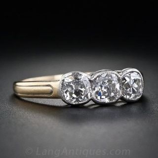 Antique Three-Stone Diamond Ring