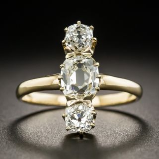 Antique Three-Stone Diamond Ring - 1