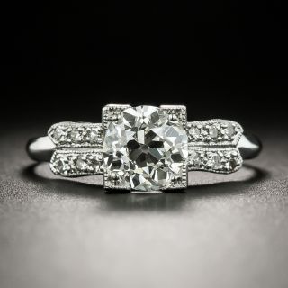 Art Deco 1.00 Carat Diamond Engagement Ring - GIA I VS2 - 2