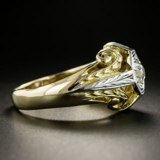 Art Deco 1.00 Carat Diamond Gent's Ring