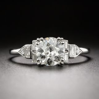 Art Deco 1.02 Carat Diamond Engagement Ring - GIA J VS2 - 3