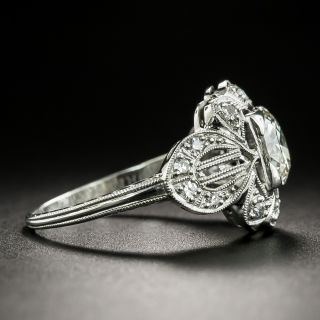 Art Deco 1.04 Carat Diamond Engagement Ring - GIA K VS2 