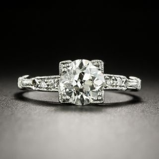 Art Deco 1.05 Carat Diamond Engagement Ring - GIA J VVS2 - 2