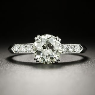 Art Deco 1.05 Carat Diamond Engagement Ring - GIA N VS2 - 2