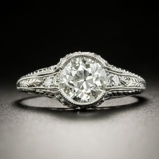 Art Deco 1.09 Carat Diamond Engagement Ring - GIA I VS2 - 2