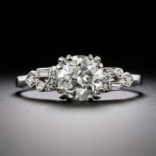 Art Deco 1.15 Carat Diamond Engagement Ring - GIA I VS2 - 2