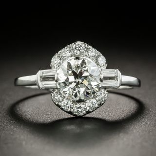 Art Deco 1.17 Carat Diamond Ring by J. Milhening Inc. -  GIA  J  VS2  - 2