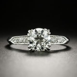 Art Deco 1.19 Carat Diamond Engagement Ring - GIA K VVS2 - 2
