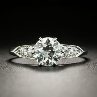 Art Deco 1.20 Carat Diamond Engagement Ring - GIA G VS2 - 3