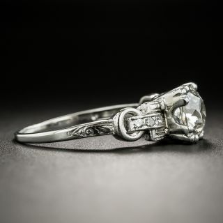 Art Deco 1.21 Carat Diamond Engagement Ring - GIA  J SI2