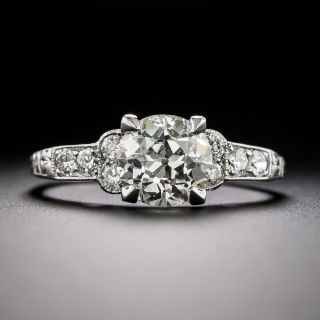 Art Deco 1.50 Carat Diamond Engagement Ring - GIA J VVS2 - 2