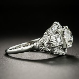 Art Deco 1.63 Carat Diamond Engagement Ring - GIA L SI2