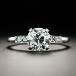 Art Deco 1.68 Carat Diamond Engagement Ring - GIA K VS1 - 3