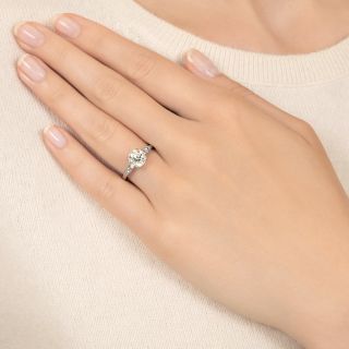 Art Deco 1.68 Carat Diamond Engagement Ring - GIA K VS1