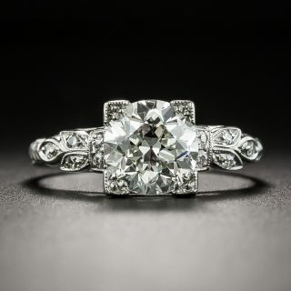 Art Deco 1.71 Carat Diamond Engagement Ring - GIA J VS2 - 2
