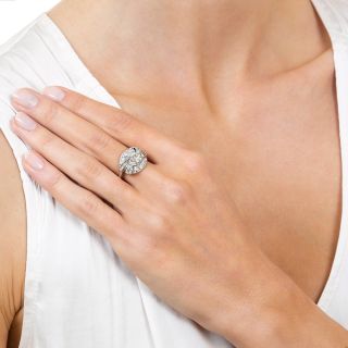 Art Deco 1.84 Carat Diamond Engagement Ring - GIA  J VS1