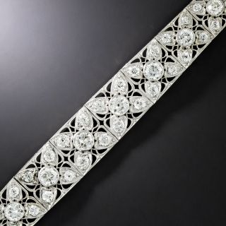 Art Deco 11.50 Carat Diamond Bracelet - 2