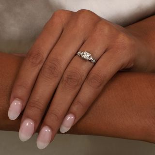 Art Deco .30 Carat Diamond Engagement Ring