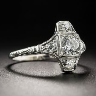 Art Deco .33 Carat Diamond Ring