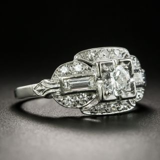 Art Deco .35 Carat Diamond Engagement Ring